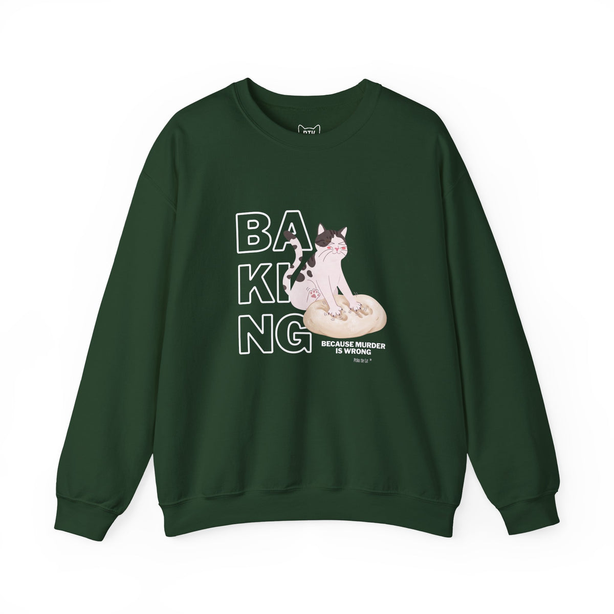 Baking Cat Crewneck Sweatshirt