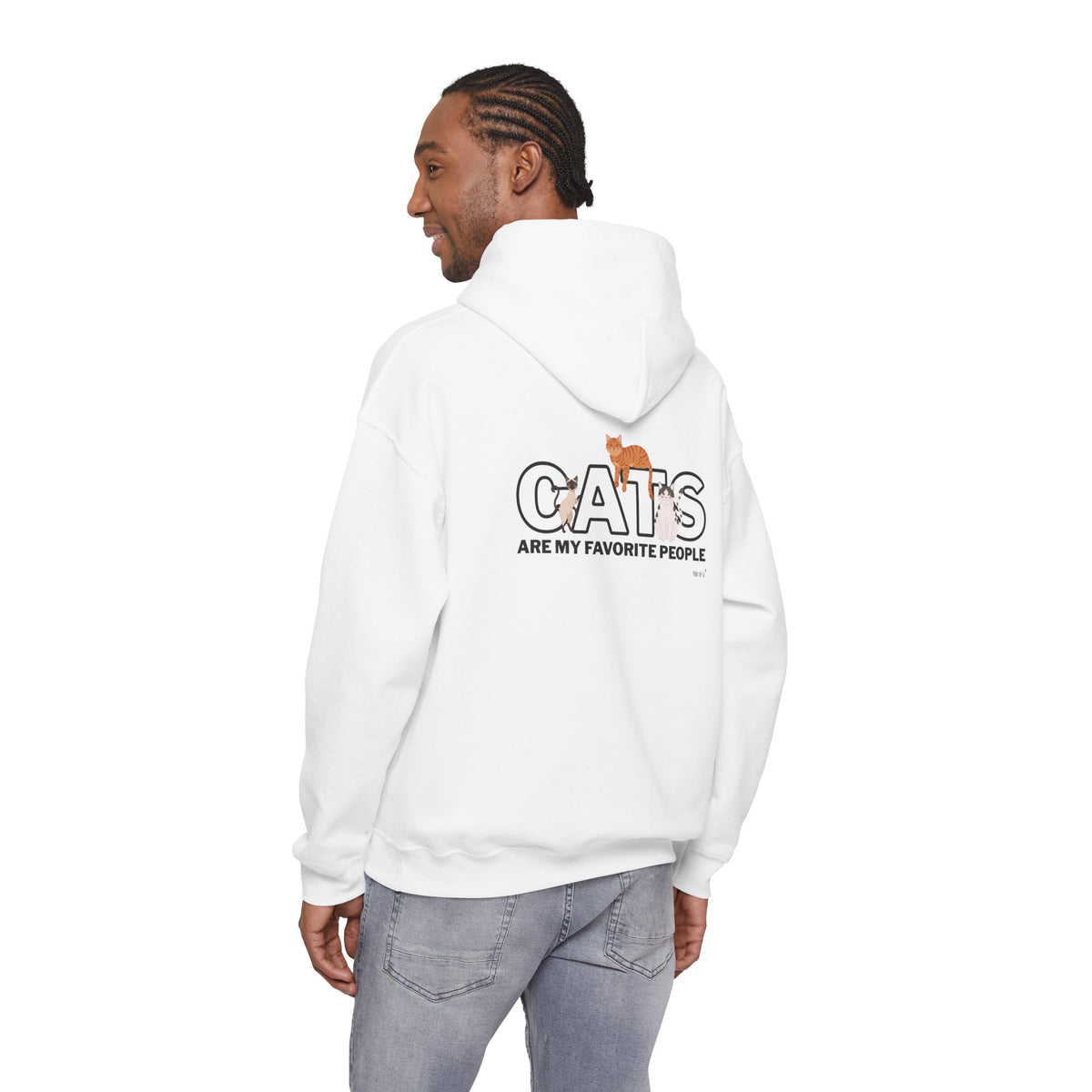 Cats Are My Favorite People Hoodie