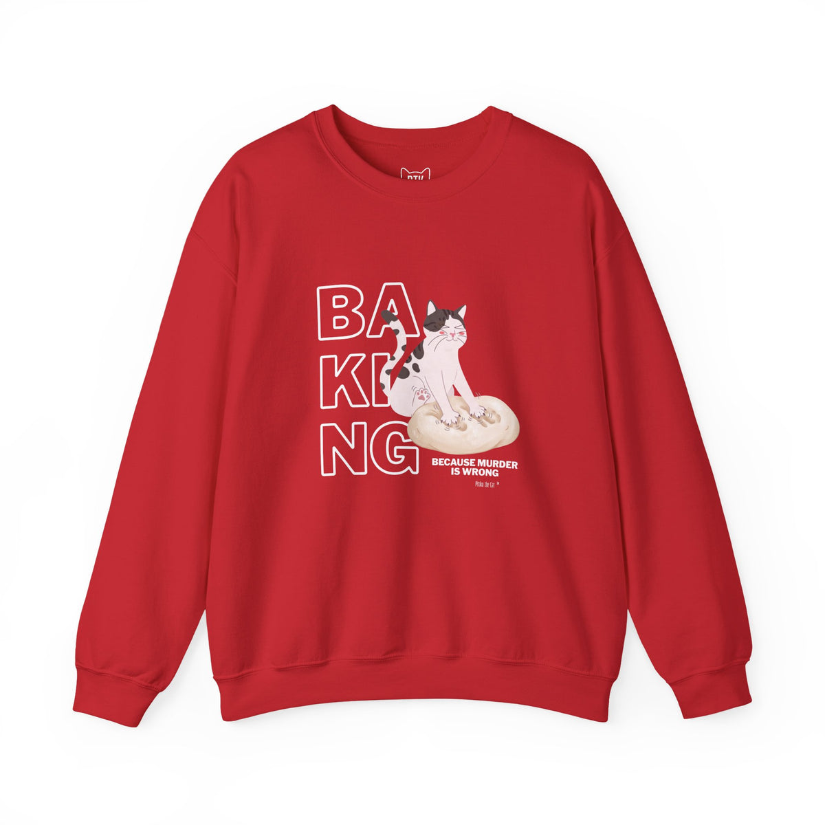 Baking Cat Crewneck Sweatshirt