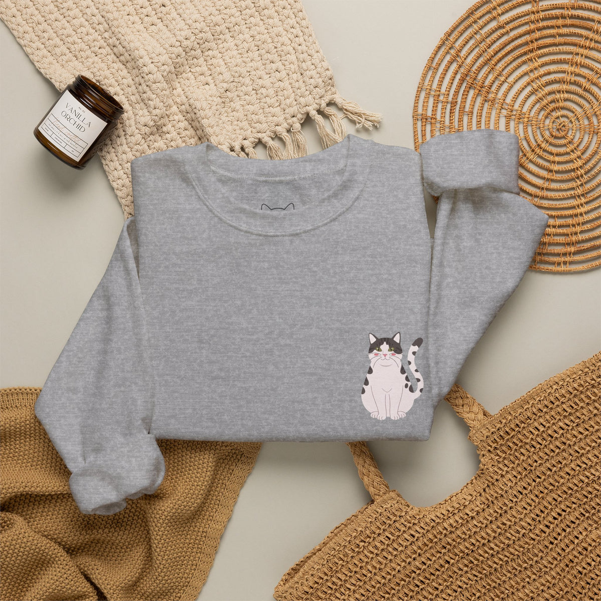 Cats Are My Favorite People Crewneck Sweatshirt
