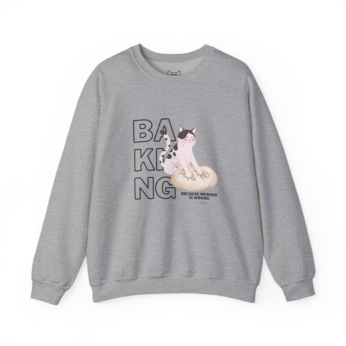 Baking Cat Crewneck Sweatshirt