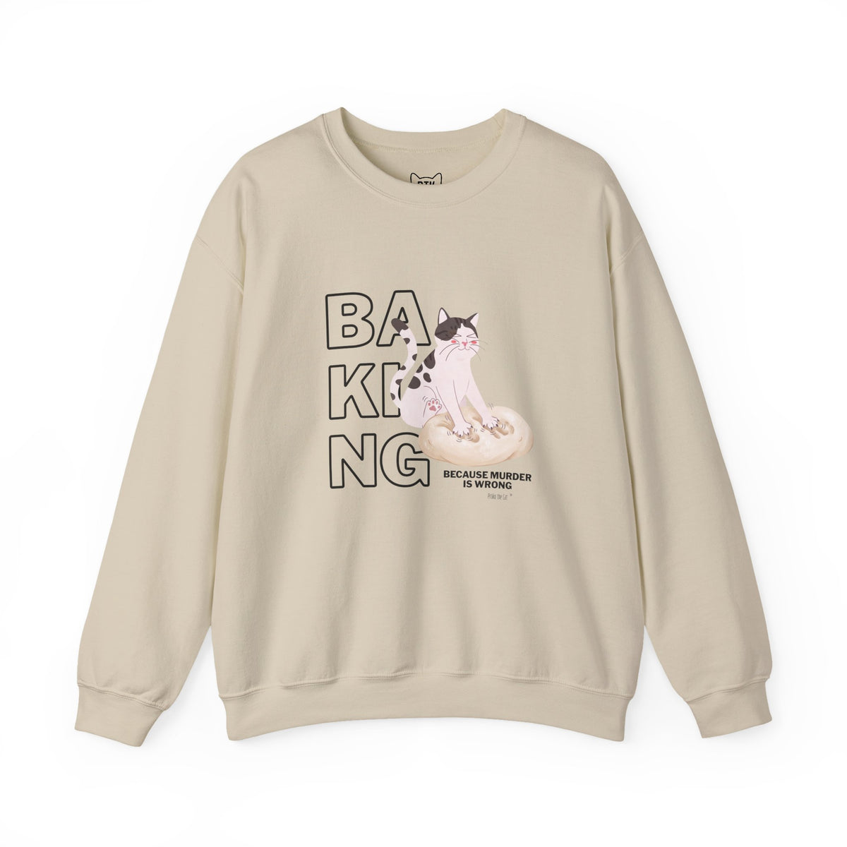 Baking Cat Crewneck Sweatshirt