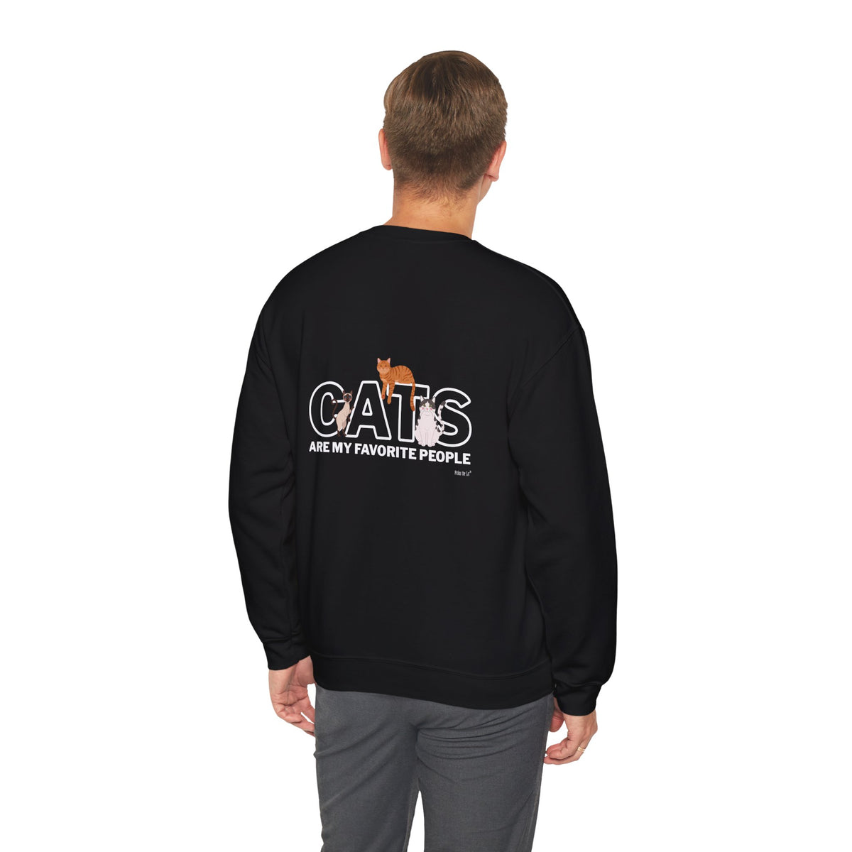 Cats Are My Favorite People Crewneck Sweatshirt