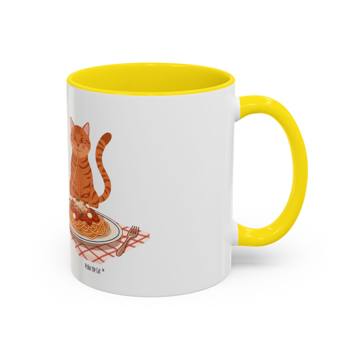 Amore & Pasta & Meow & Pasta Cat Coffee Mug