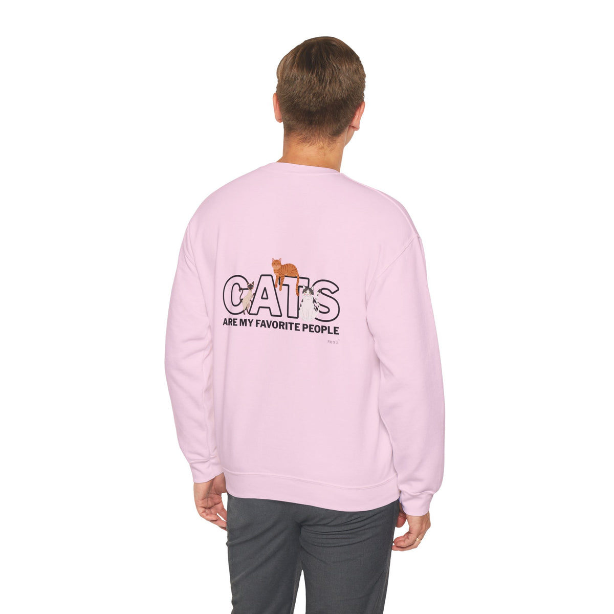 Cats Are My Favorite People Crewneck Sweatshirt