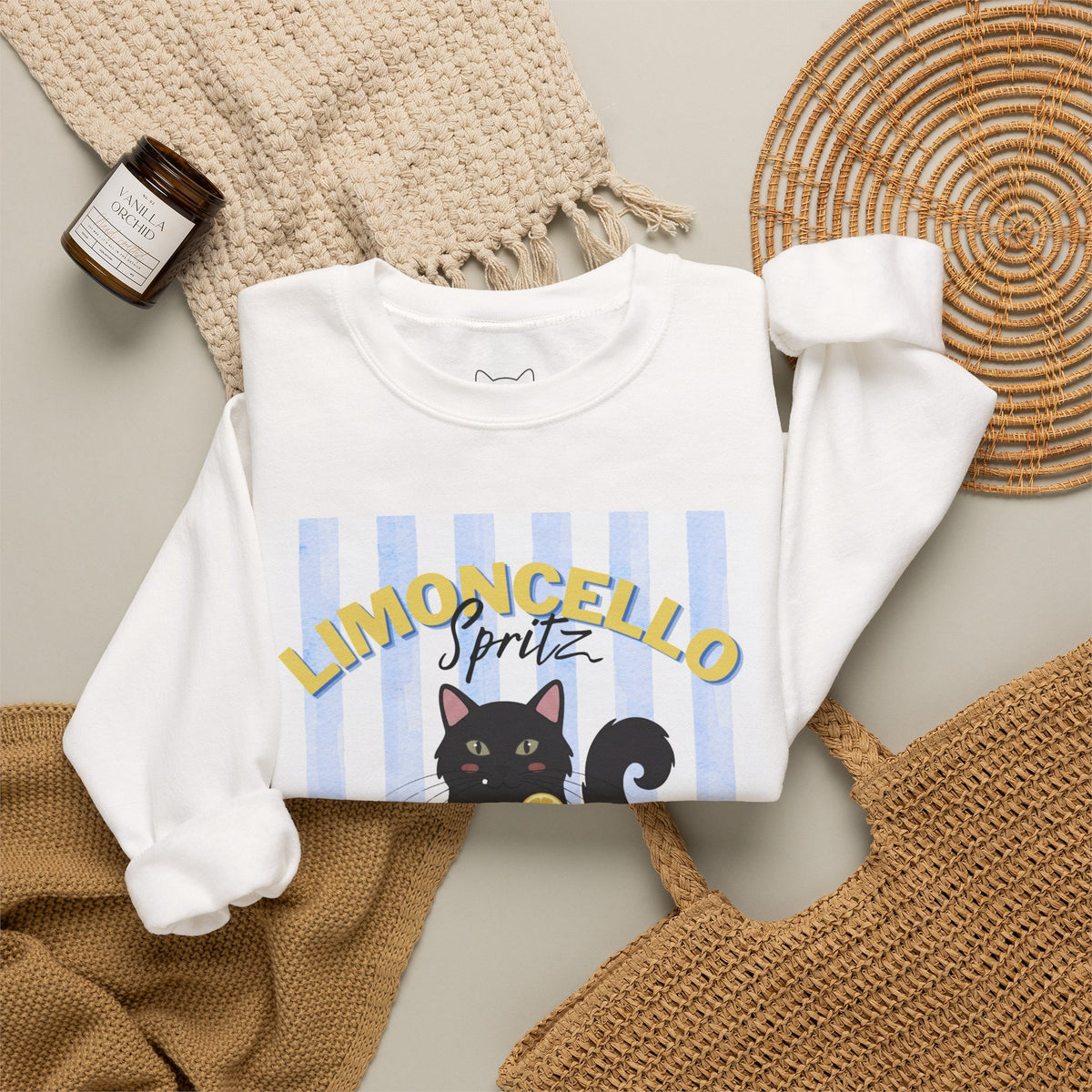 Limoncello Spritz Cat Sweatshirt
