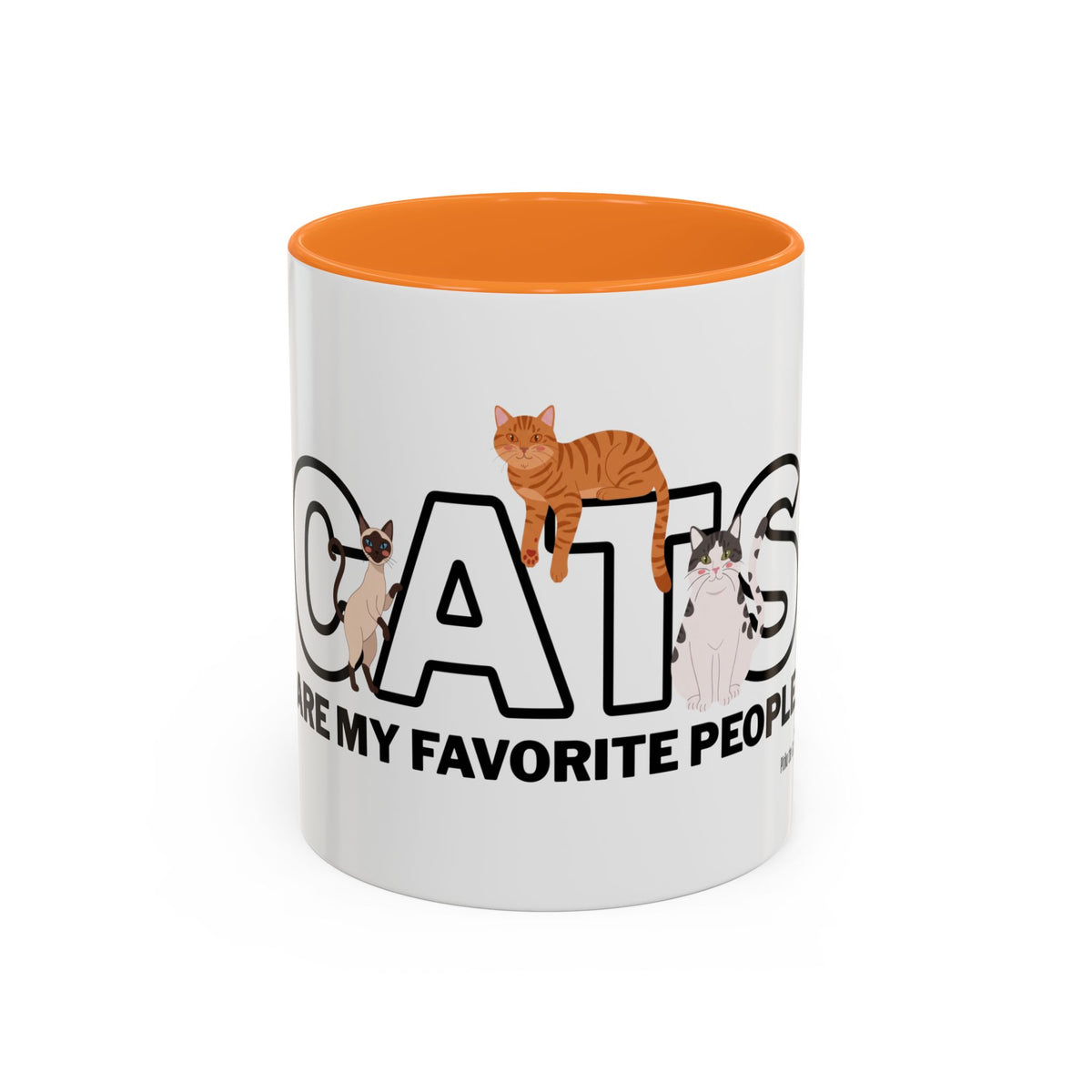 Cats Are My Favorite People Cat Lover Mug
