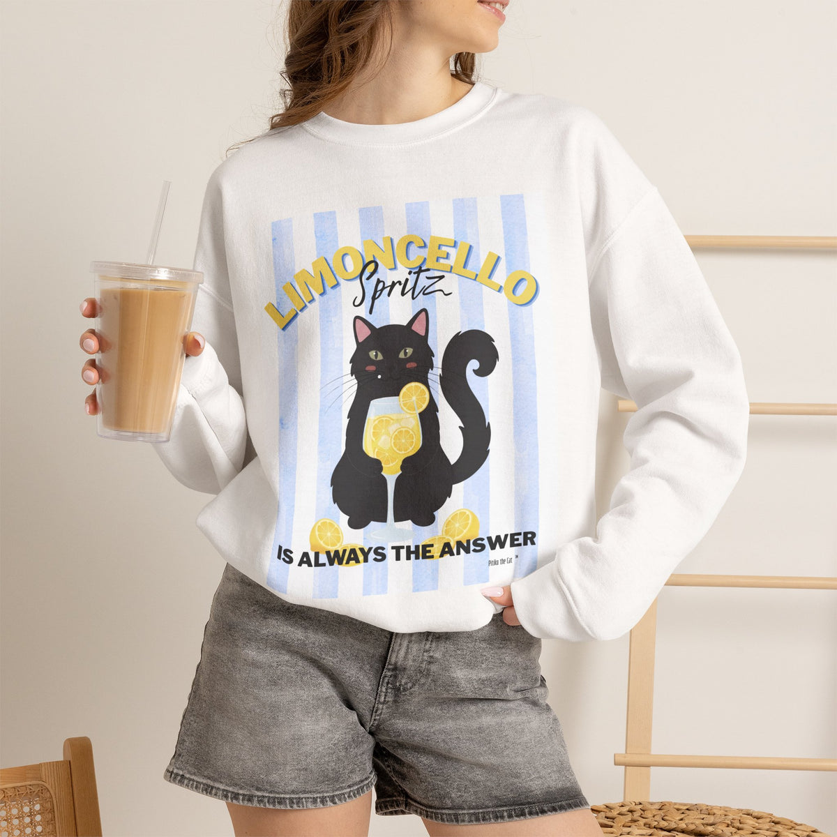 Limoncello Spritz Cat Sweatshirt