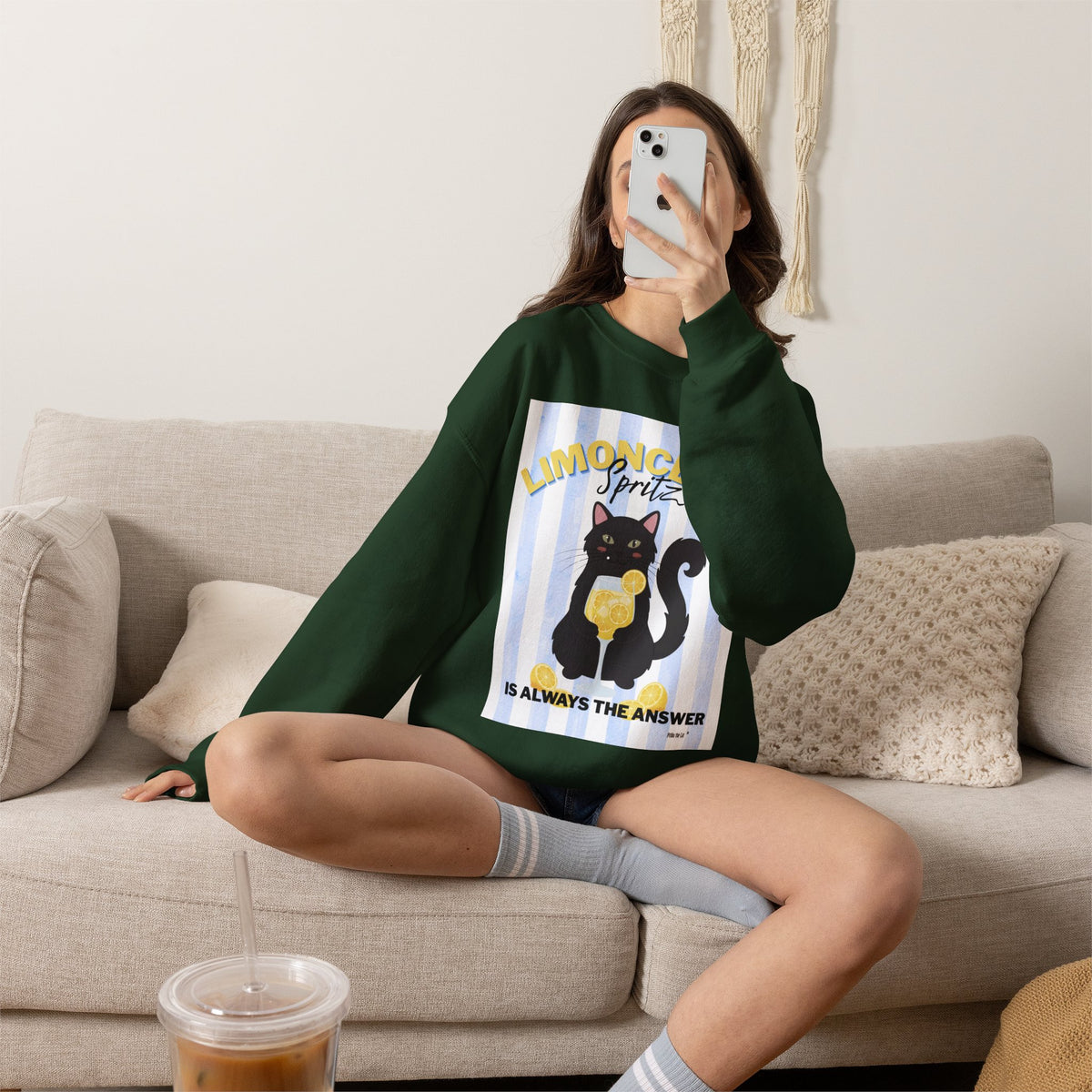 Limoncello Spritz Cat Sweatshirt