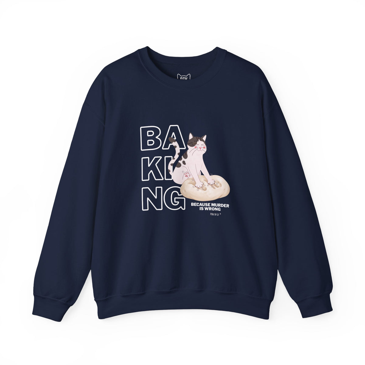 Baking Cat Crewneck Sweatshirt