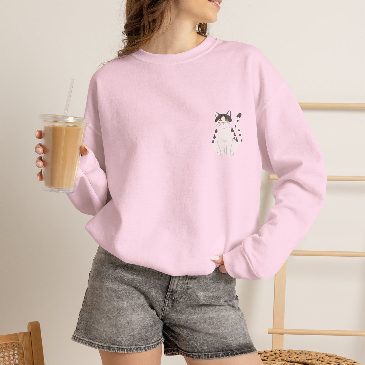 Cats Are My Favorite People Crewneck Sweatshirt