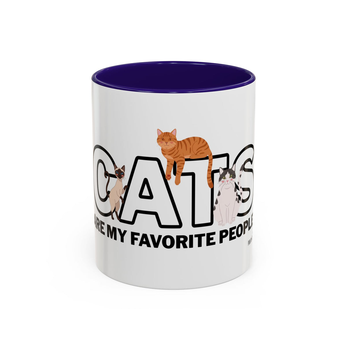Cats Are My Favorite People Cat Lover Mug