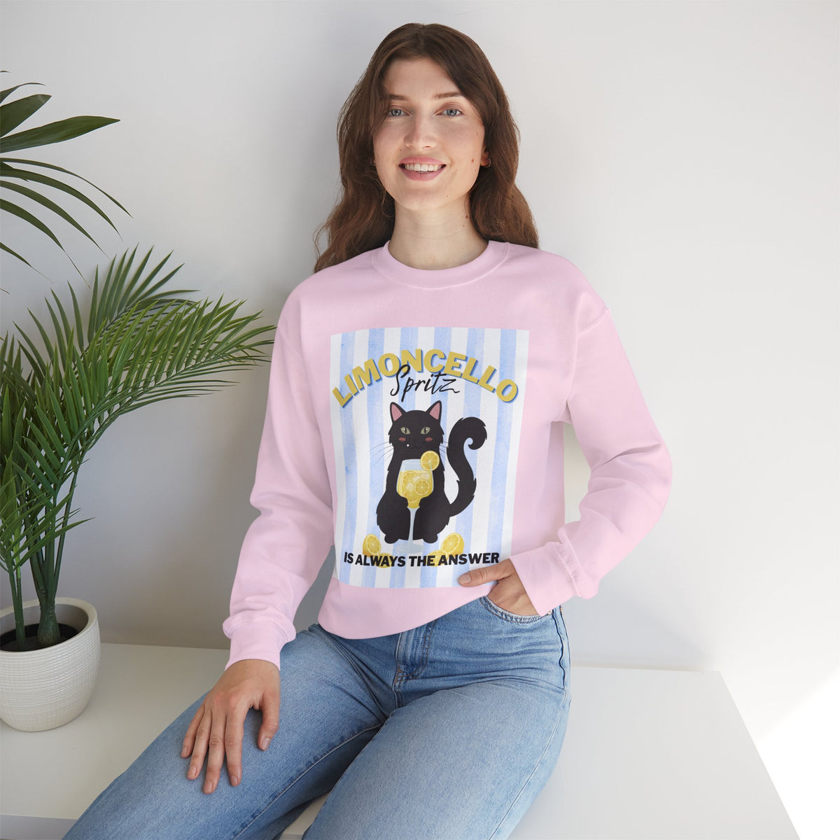 Limoncello Spritz Cat Sweatshirt
