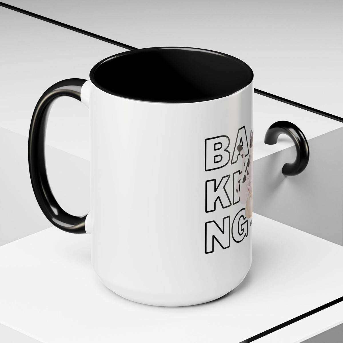Baking Cat “Because Murder Is Wrong” Coffee Mug