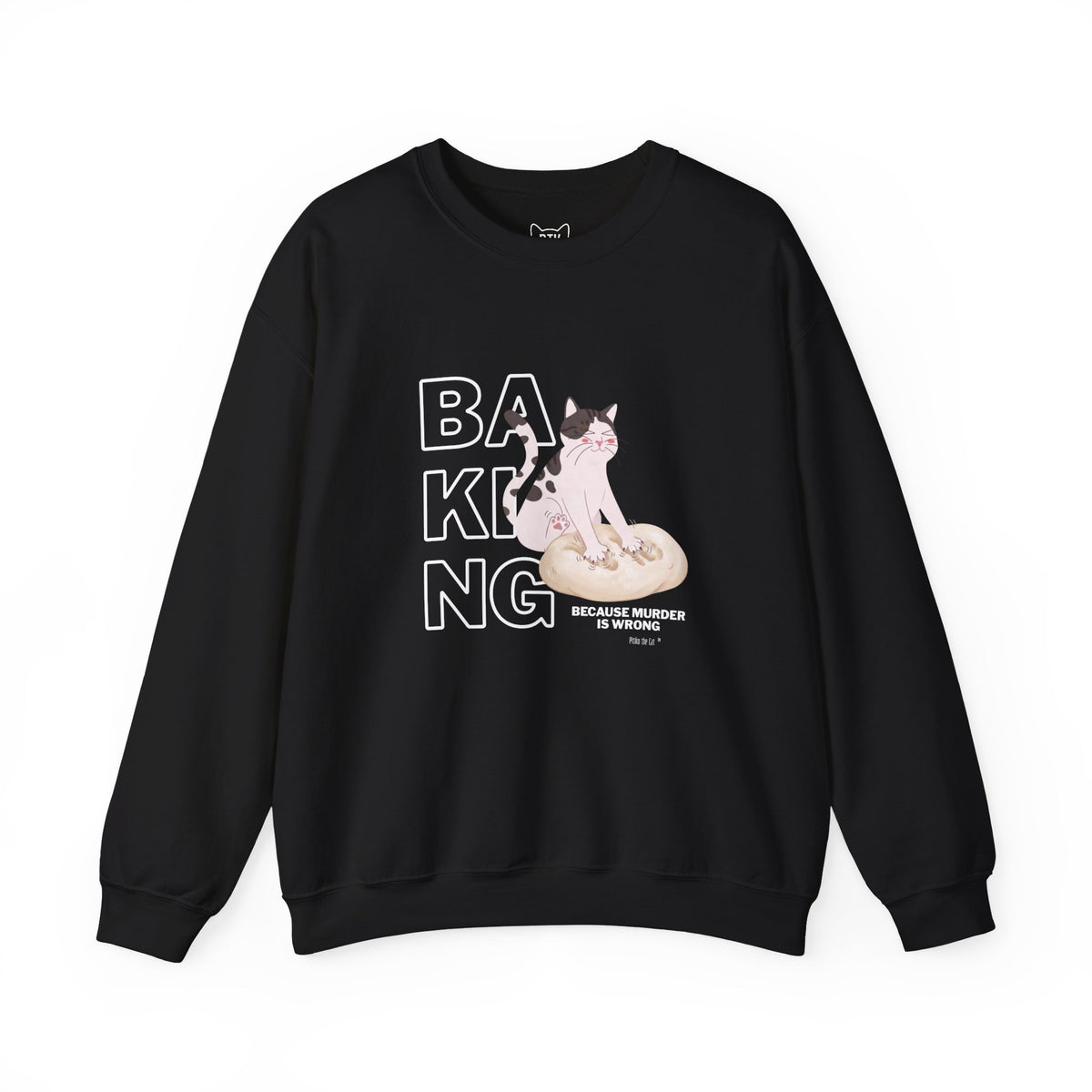 Baking Cat Crewneck Sweatshirt
