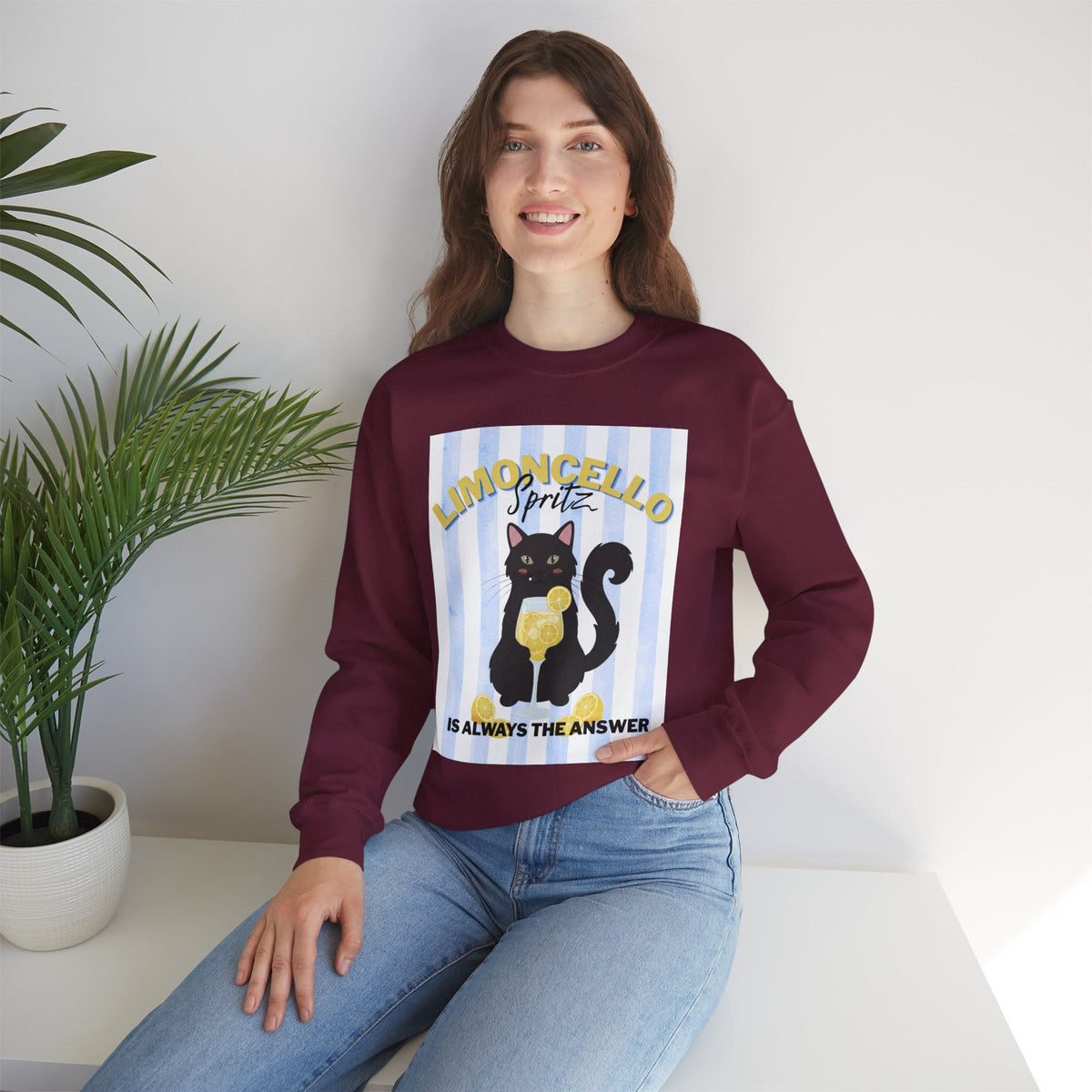 Limoncello Spritz Cat Sweatshirt