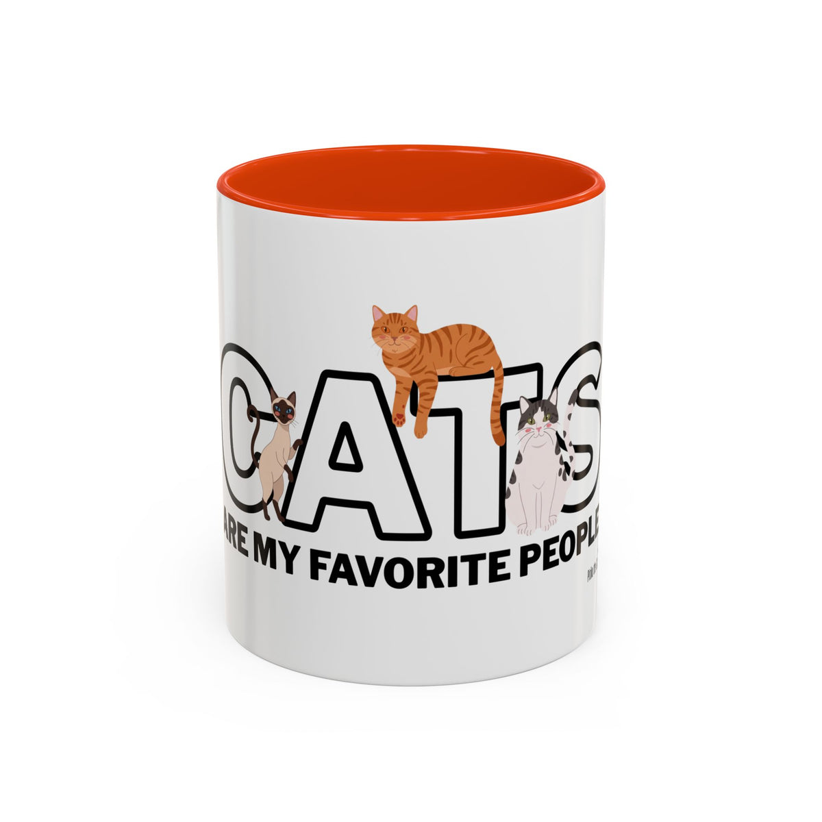 Cats Are My Favorite People Cat Lover Mug