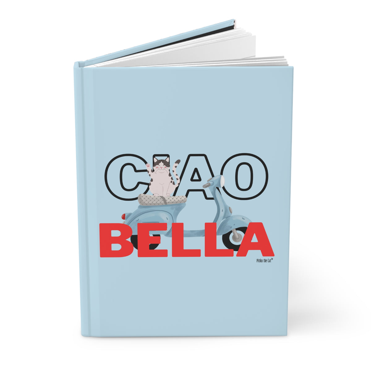Ciao Bella Cat Hardcover Journal