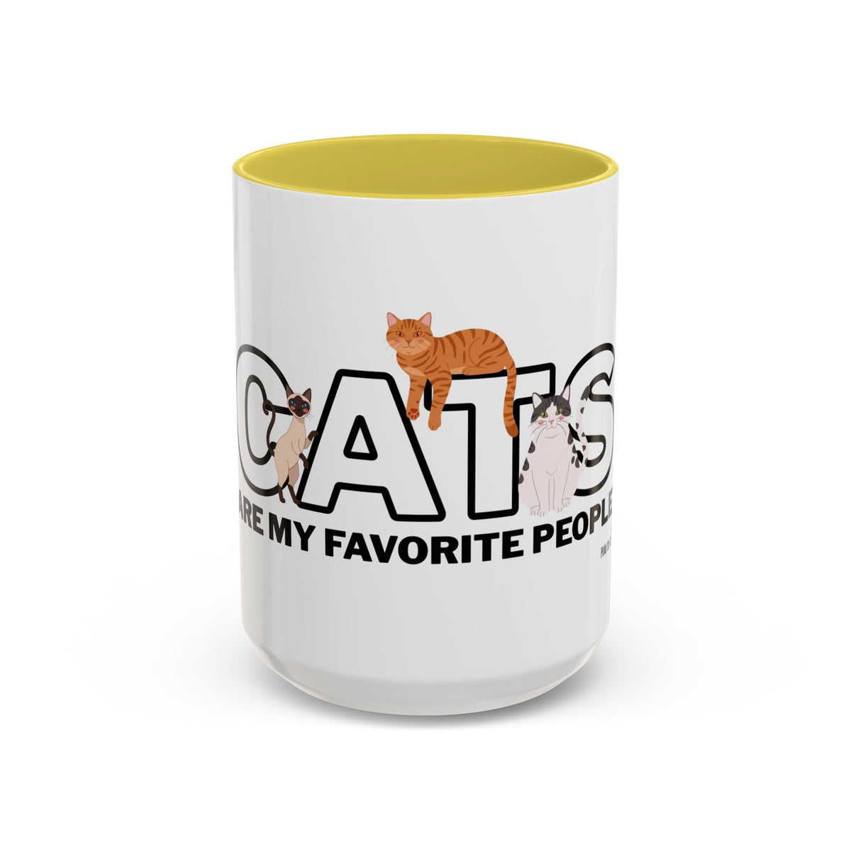 Cats Are My Favorite People Cat Lover Mug