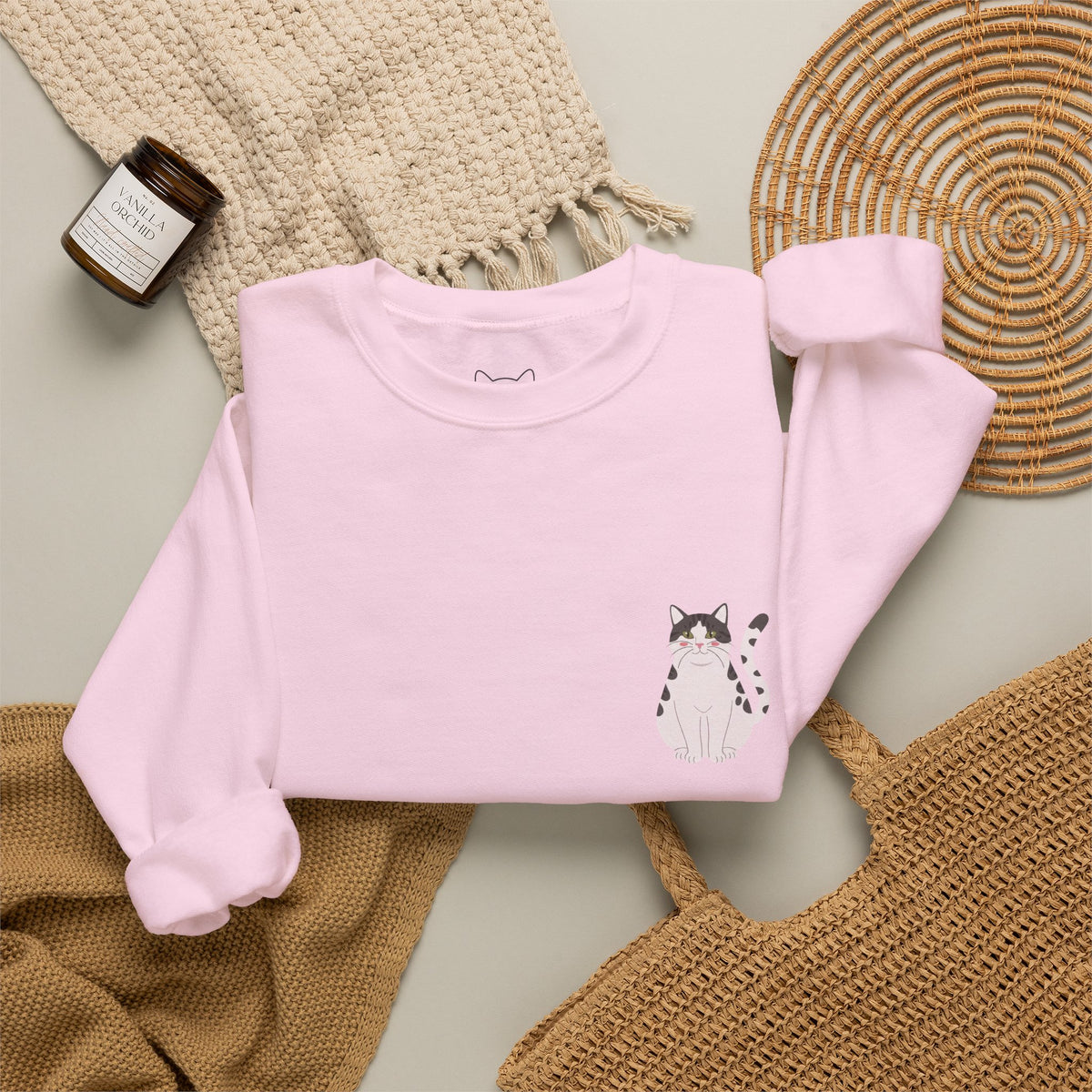 Cats Are My Favorite People Crewneck Sweatshirt