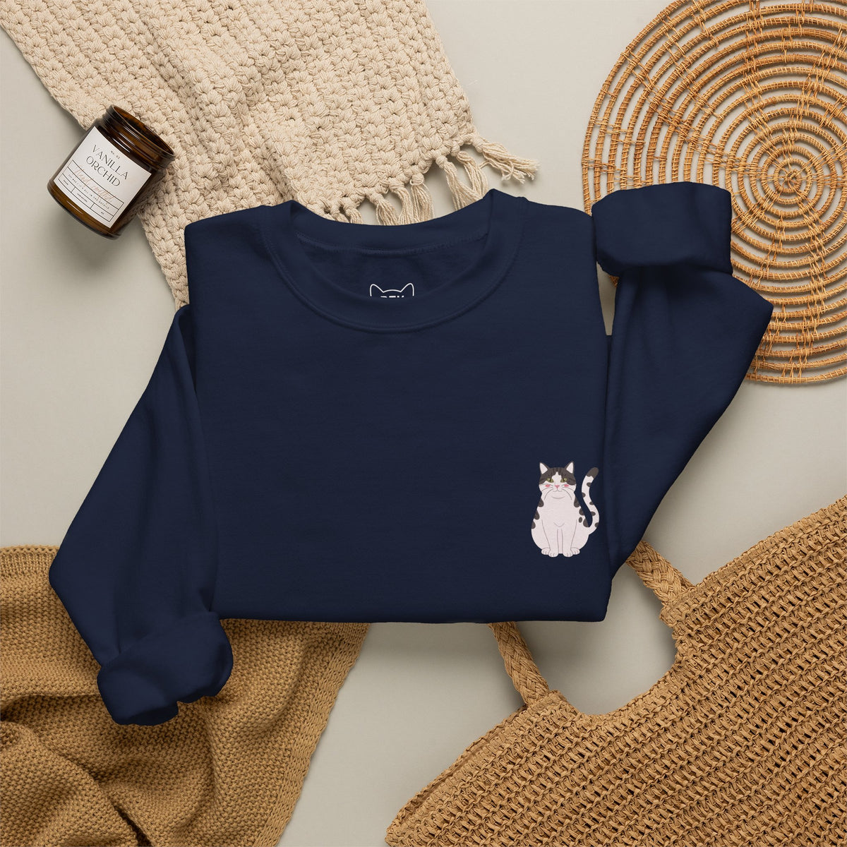 Cats Are My Favorite People Crewneck Sweatshirt