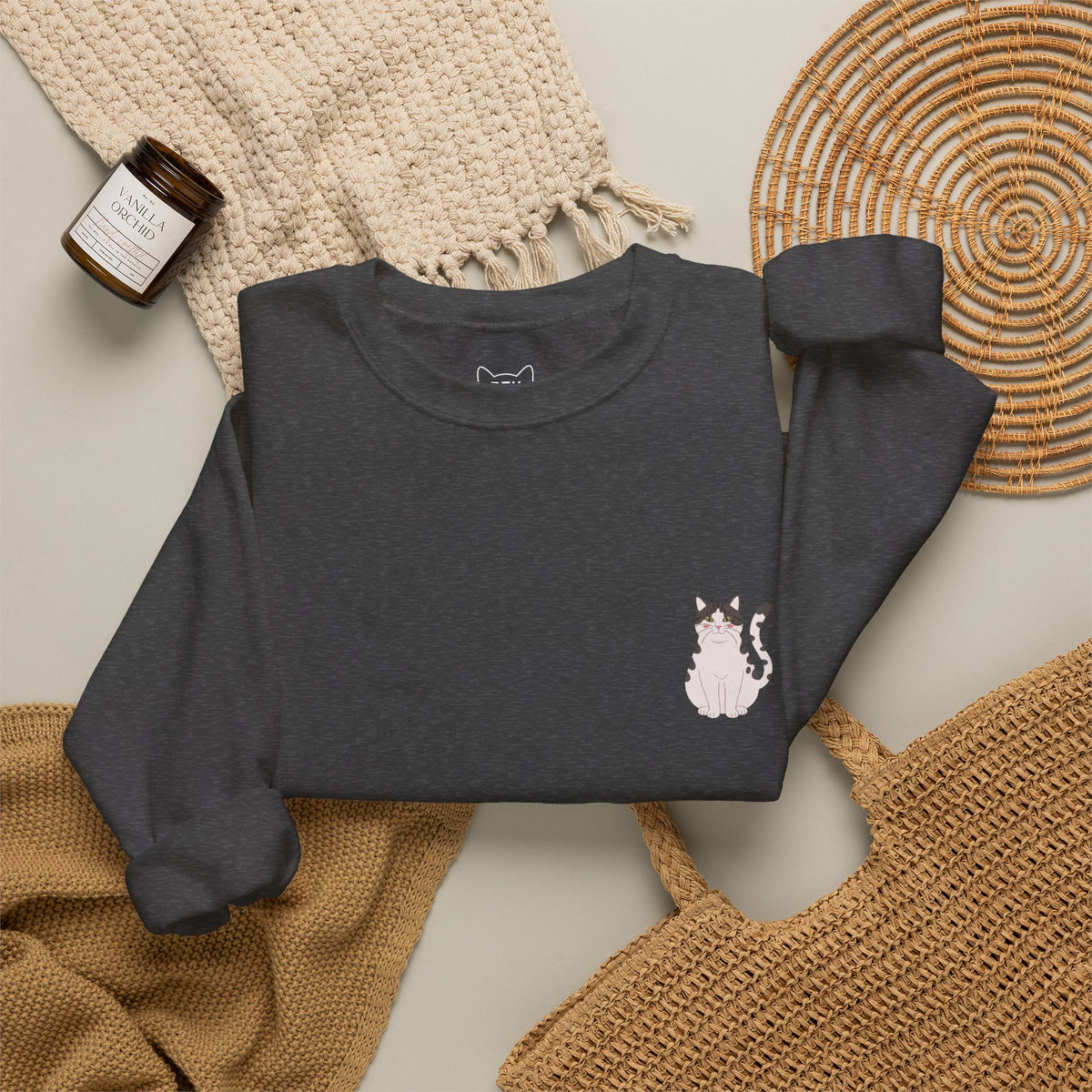 Cats Are My Favorite People Crewneck Sweatshirt