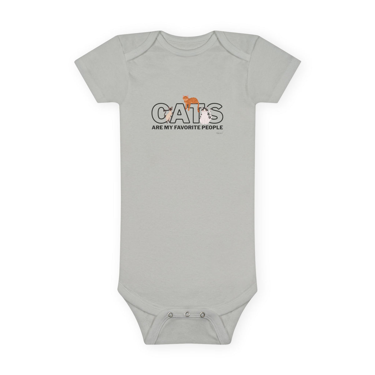 Cats Are My Favorite People Baby Onesie