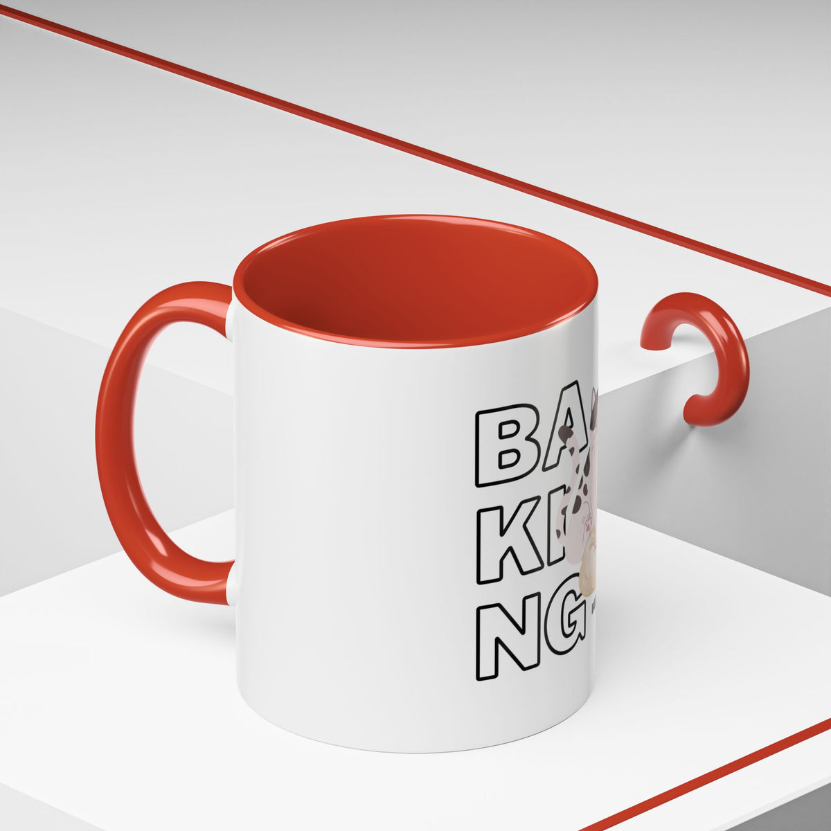 Baking Cat “Because Murder Is Wrong” Coffee Mug