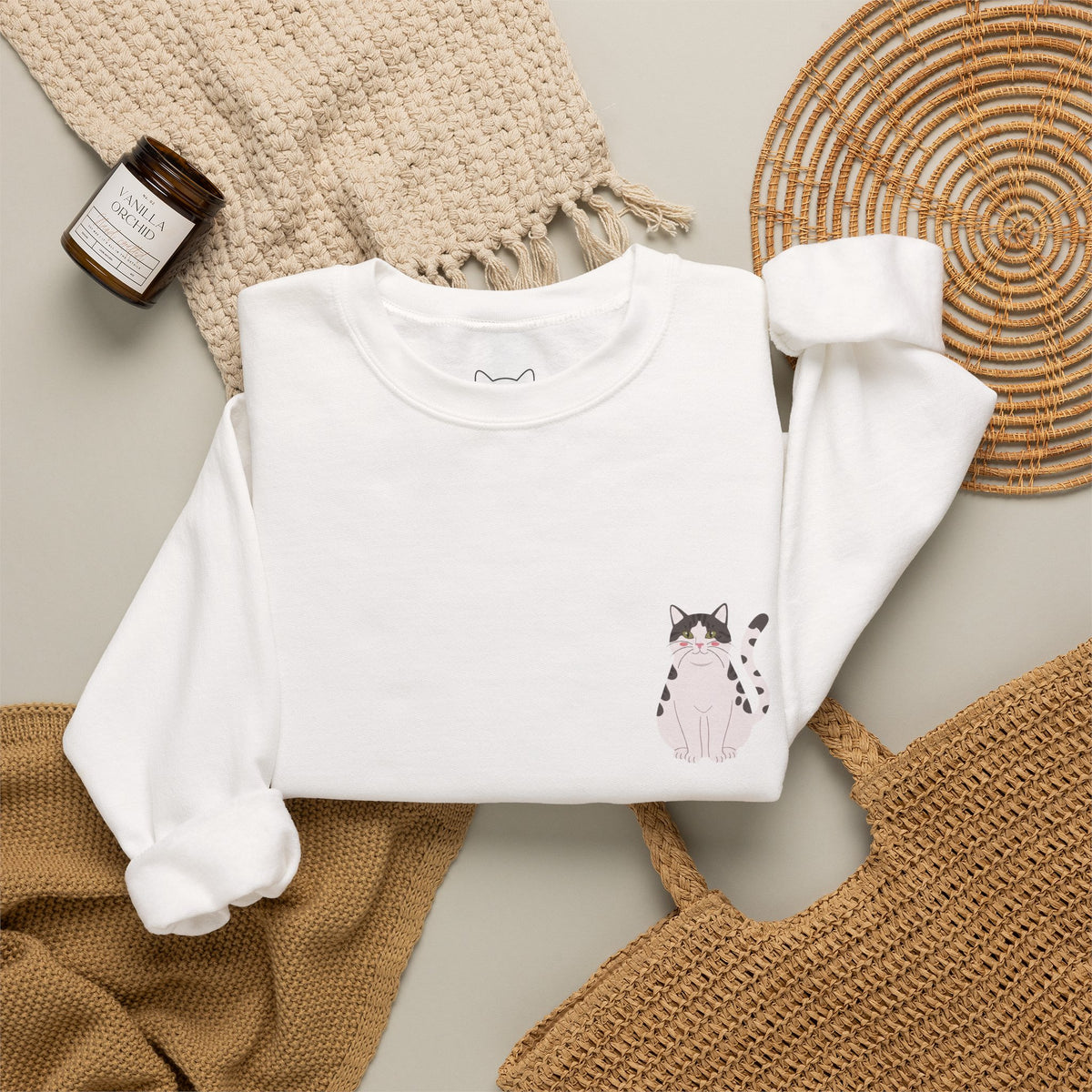 Cats Are My Favorite People Crewneck Sweatshirt