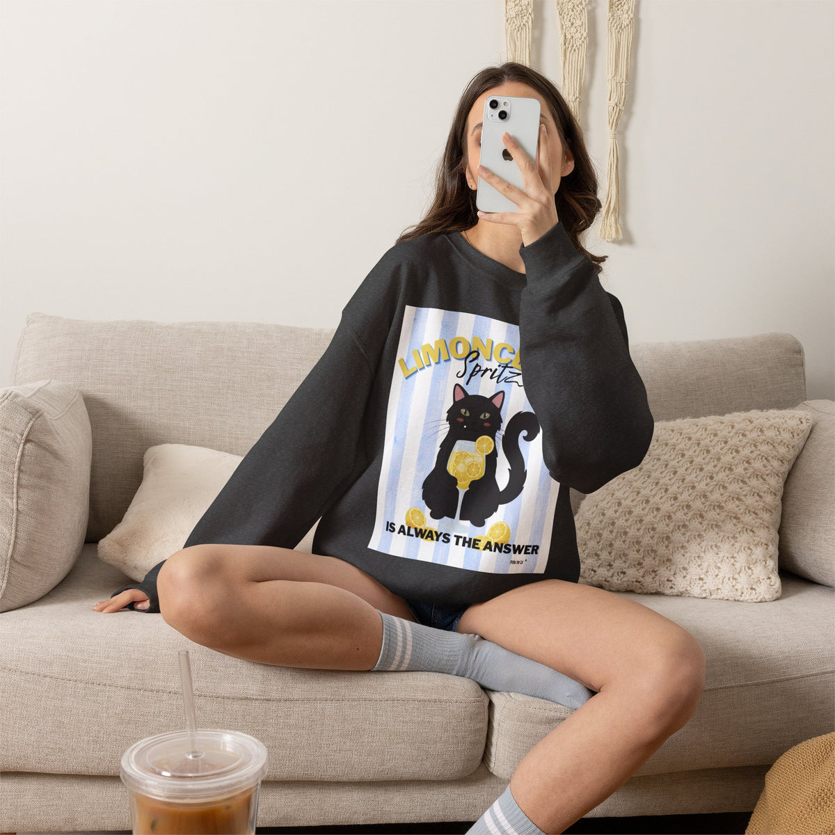 Limoncello Spritz Cat Sweatshirt
