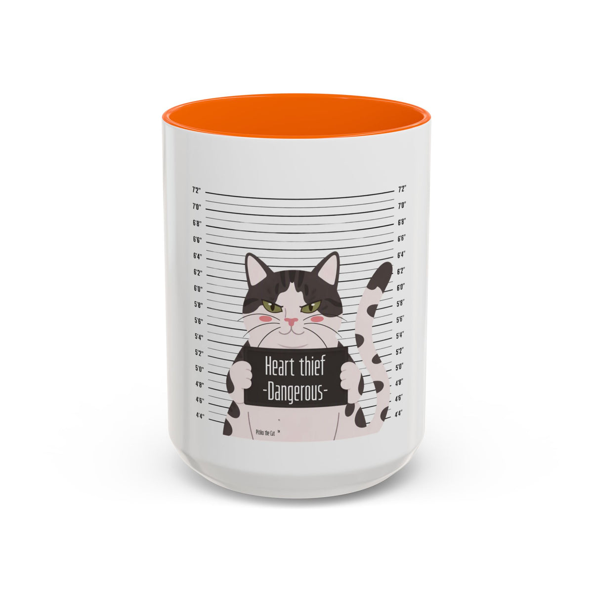 Heart Thief Dangerous Cat Mug