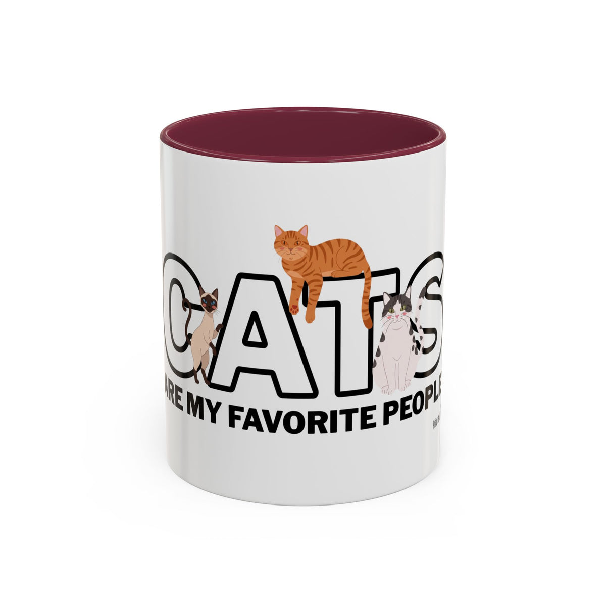 Cats Are My Favorite People Cat Lover Mug