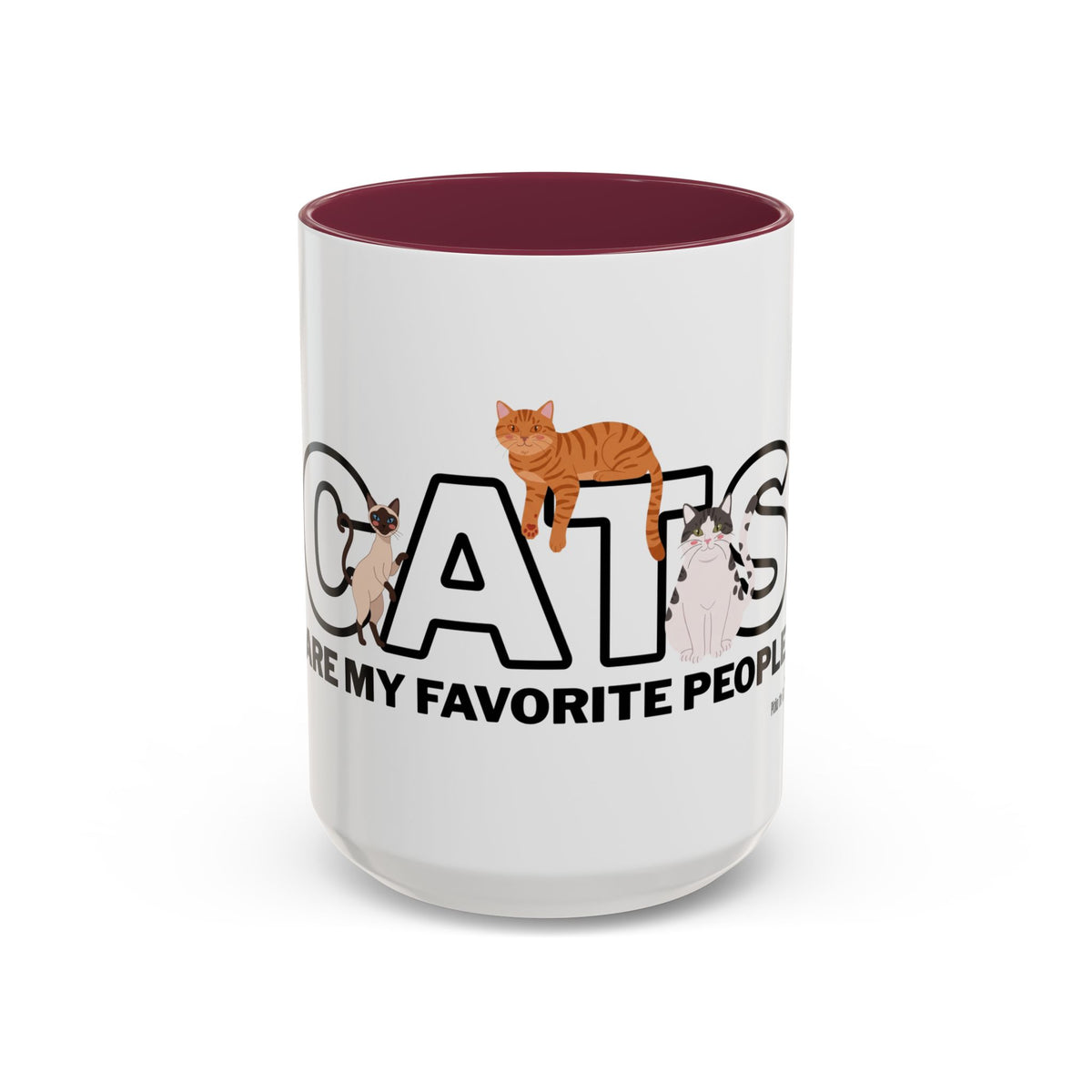 Cats Are My Favorite People Cat Lover Mug