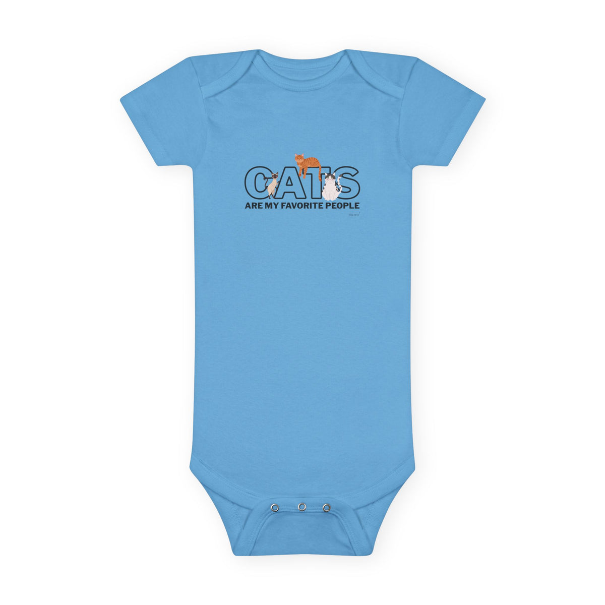 Cats Are My Favorite People Baby Onesie