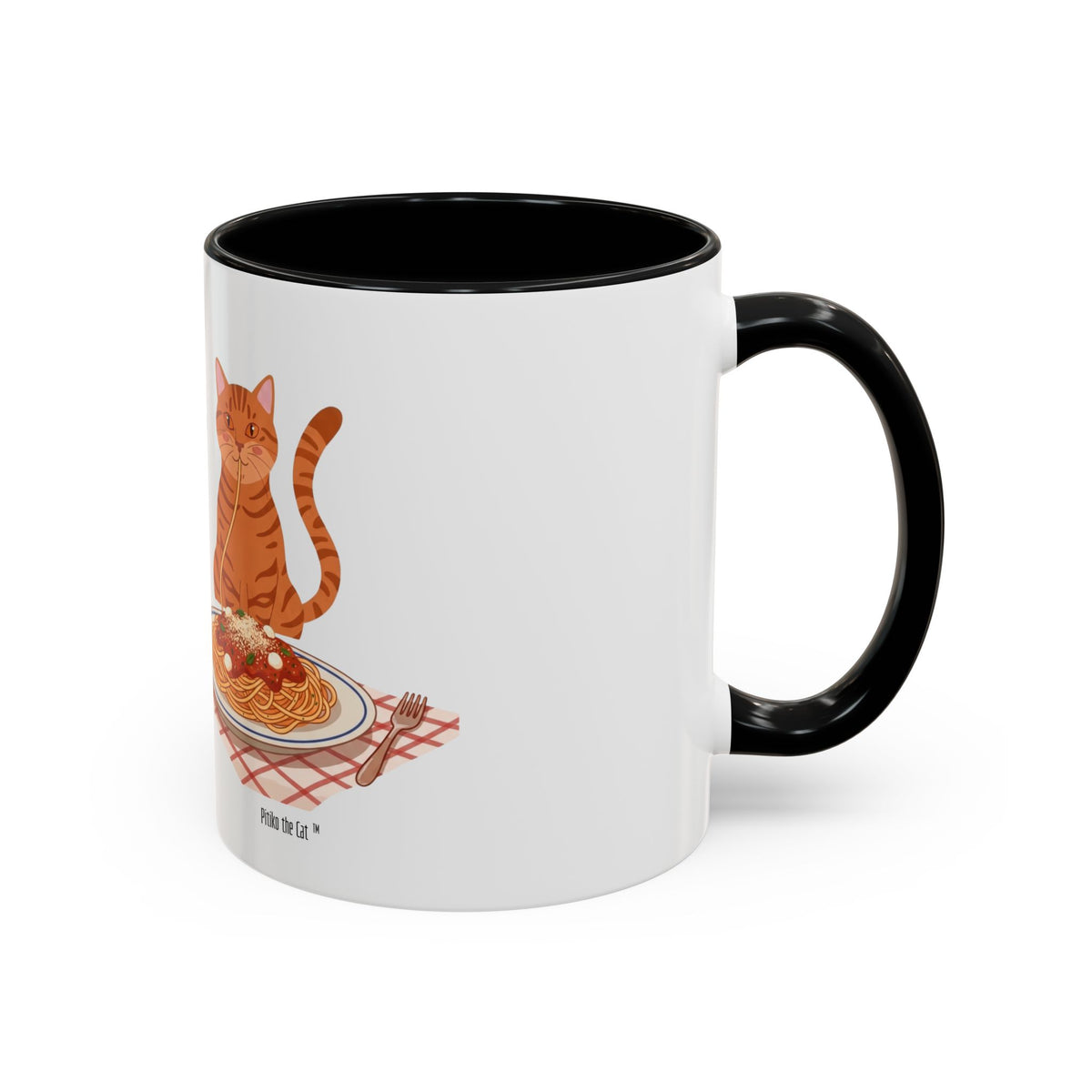 Amore & Pasta & Meow & Pasta Cat Coffee Mug