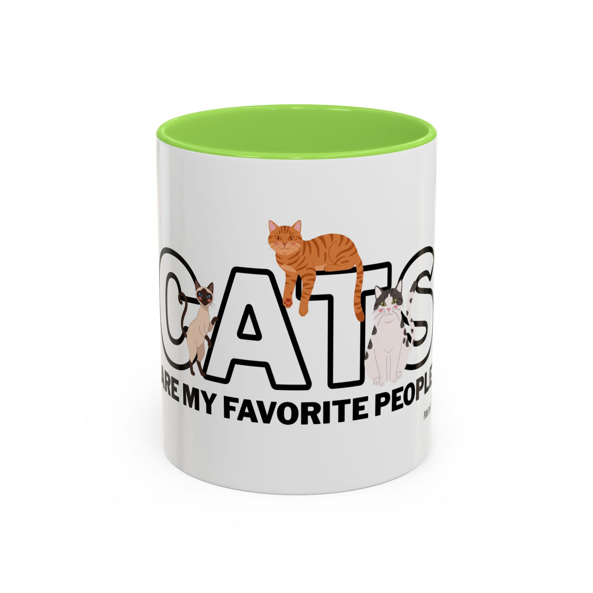 Cats Are My Favorite People Cat Lover Mug