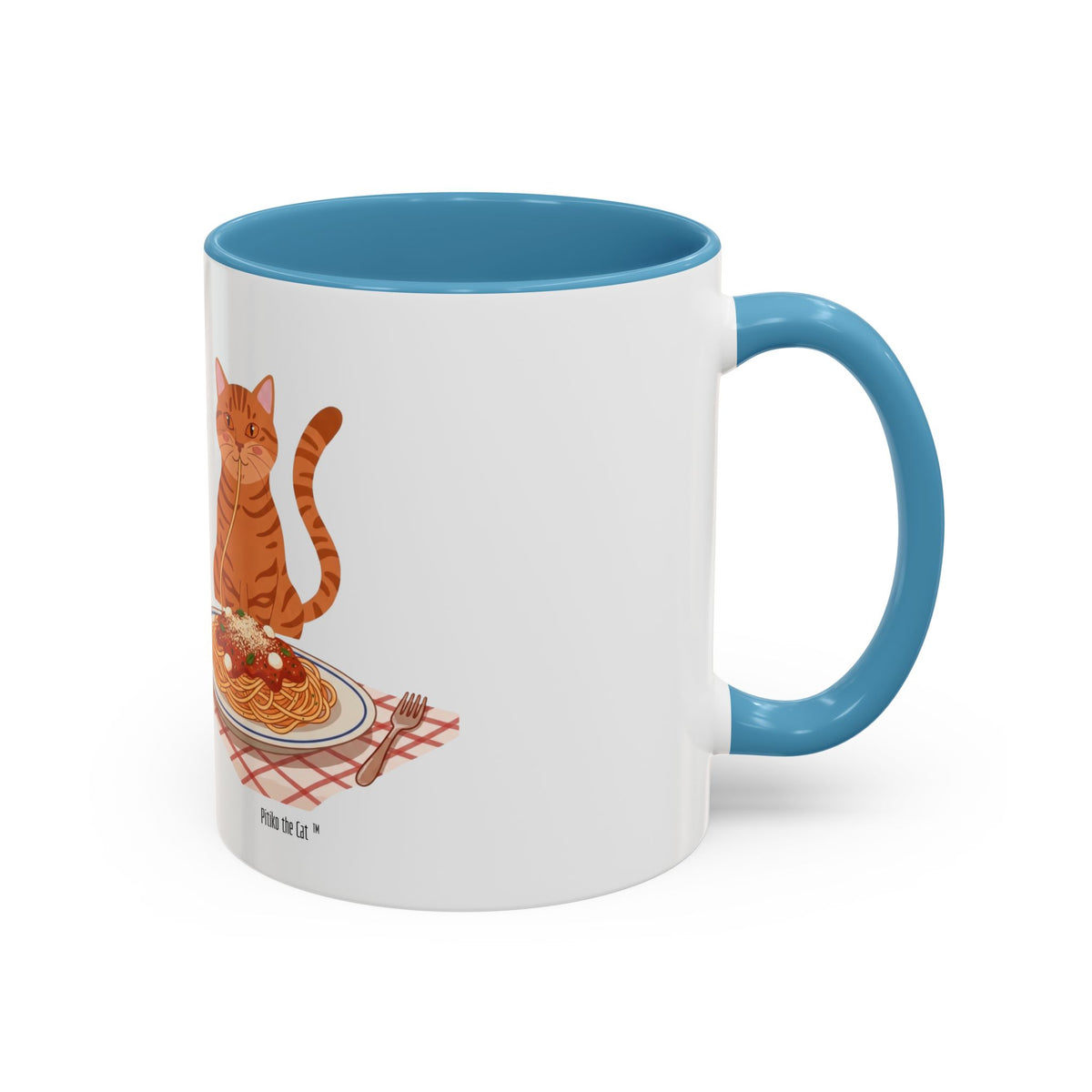 Amore & Pasta & Meow & Pasta Cat Coffee Mug