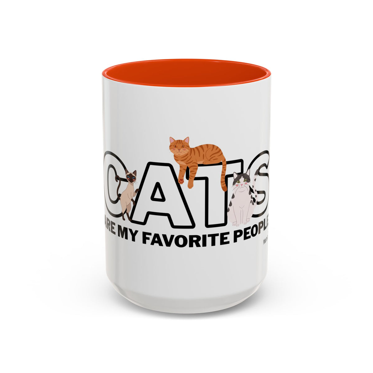 Cats Are My Favorite People Cat Lover Mug