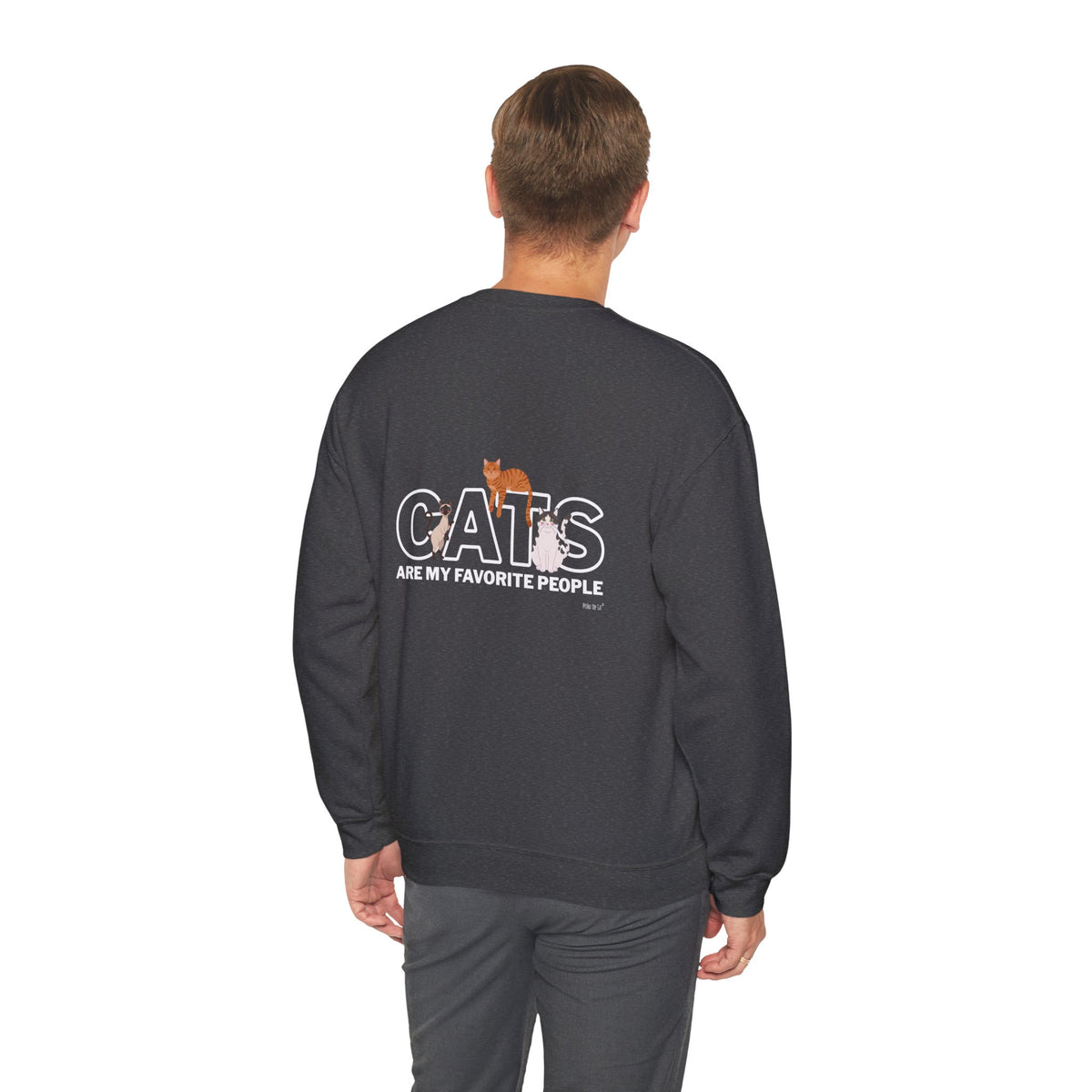 Cats Are My Favorite People Crewneck Sweatshirt