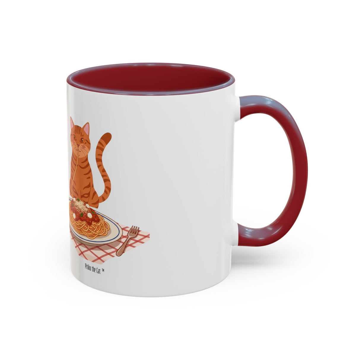 Amore & Pasta & Meow & Pasta Cat Coffee Mug