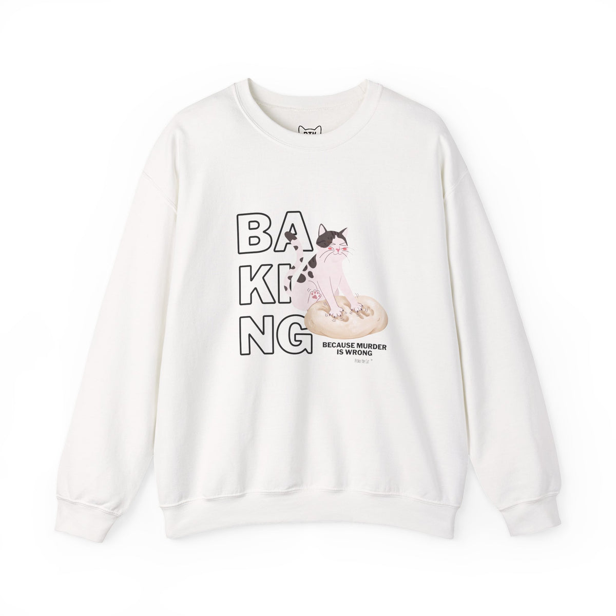 Baking Cat Crewneck Sweatshirt