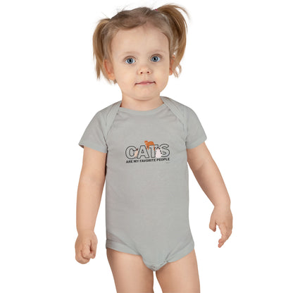 Cats Are My Favorite People Baby Onesie