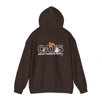 Cats Are My Favorite People Hoodie