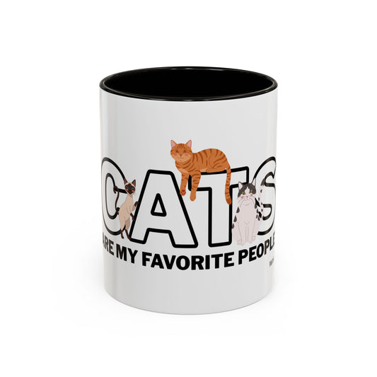 Cats Are My Favorite People Cat Lover Mug