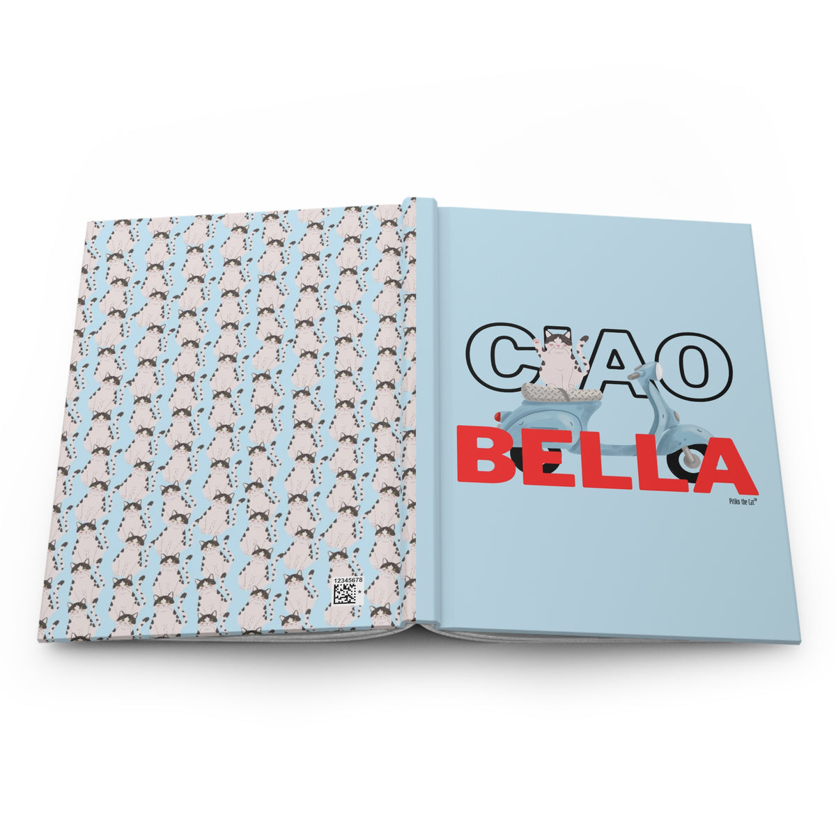 Ciao Bella Cat Hardcover Journal