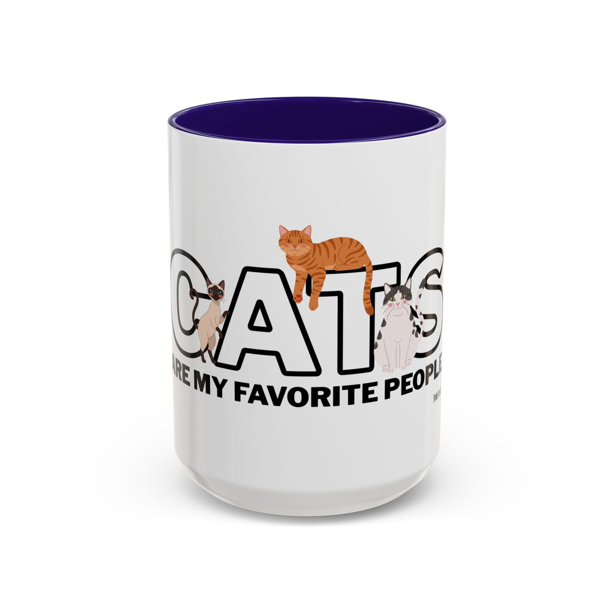 Cats Are My Favorite People Cat Lover Mug