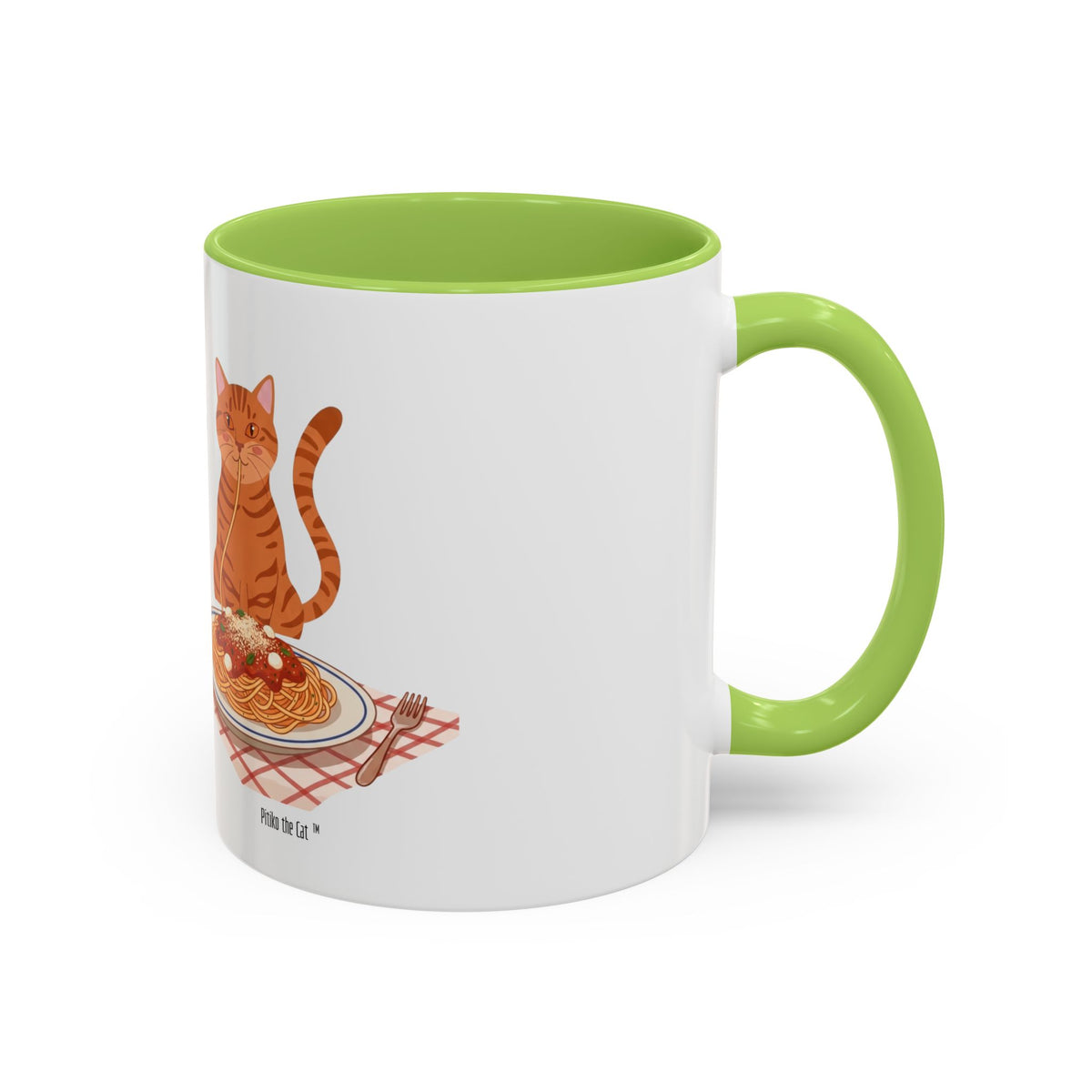 Amore & Pasta & Meow & Pasta Cat Coffee Mug