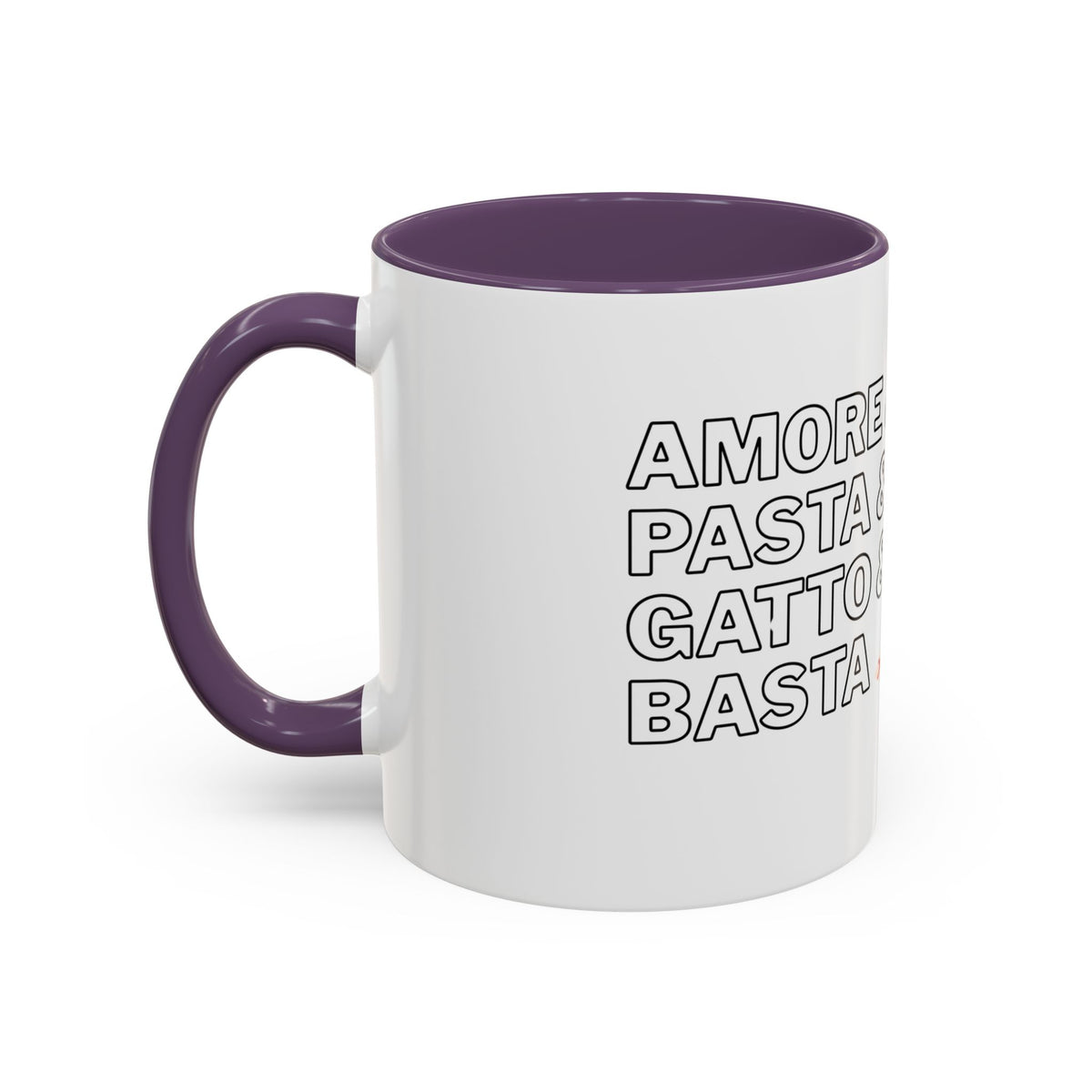 Amore & Pasta & Meow & Pasta Cat Coffee Mug