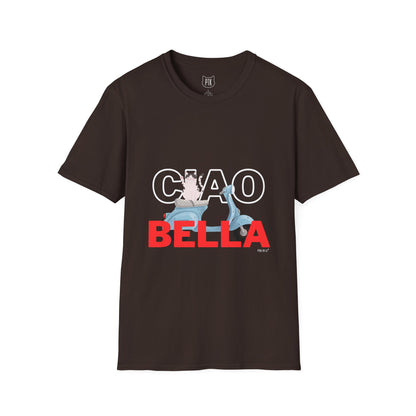 Ciao Bella Cat Italian Graphic T-Shirt
