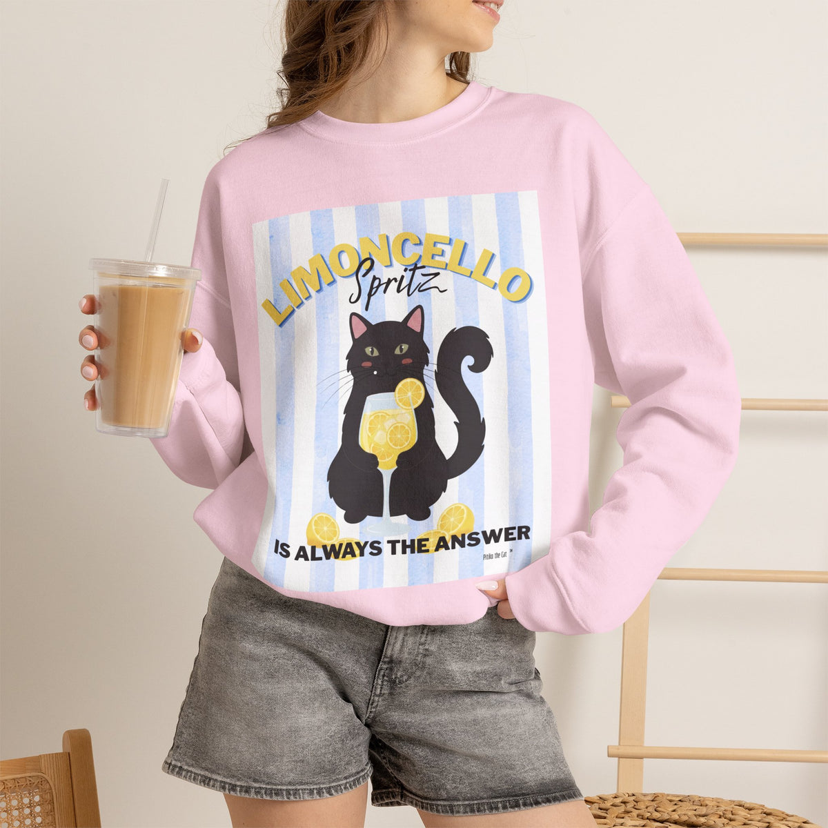 Limoncello Spritz Cat Sweatshirt